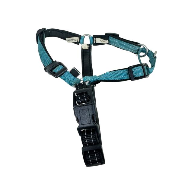 PetSafe Easy Walk Blue Black Adjustable Dog Harness Size Small - Picture 1 of 6